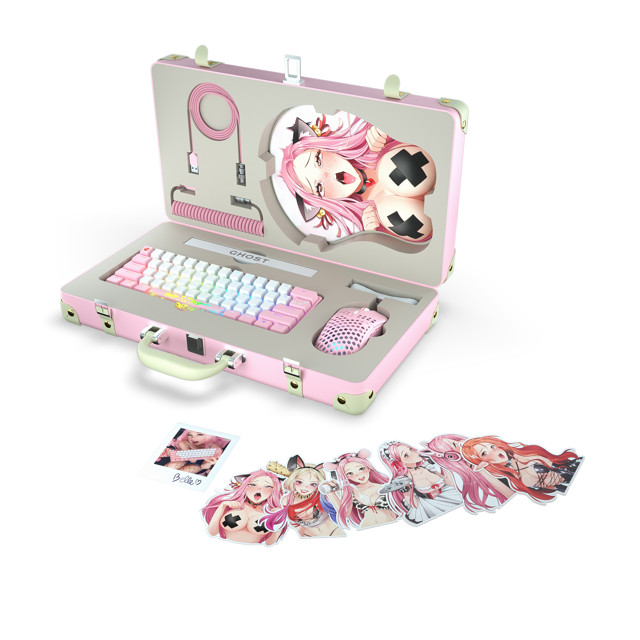 A look inside the Belle Delphine aspired Limited Edition Collectors Case