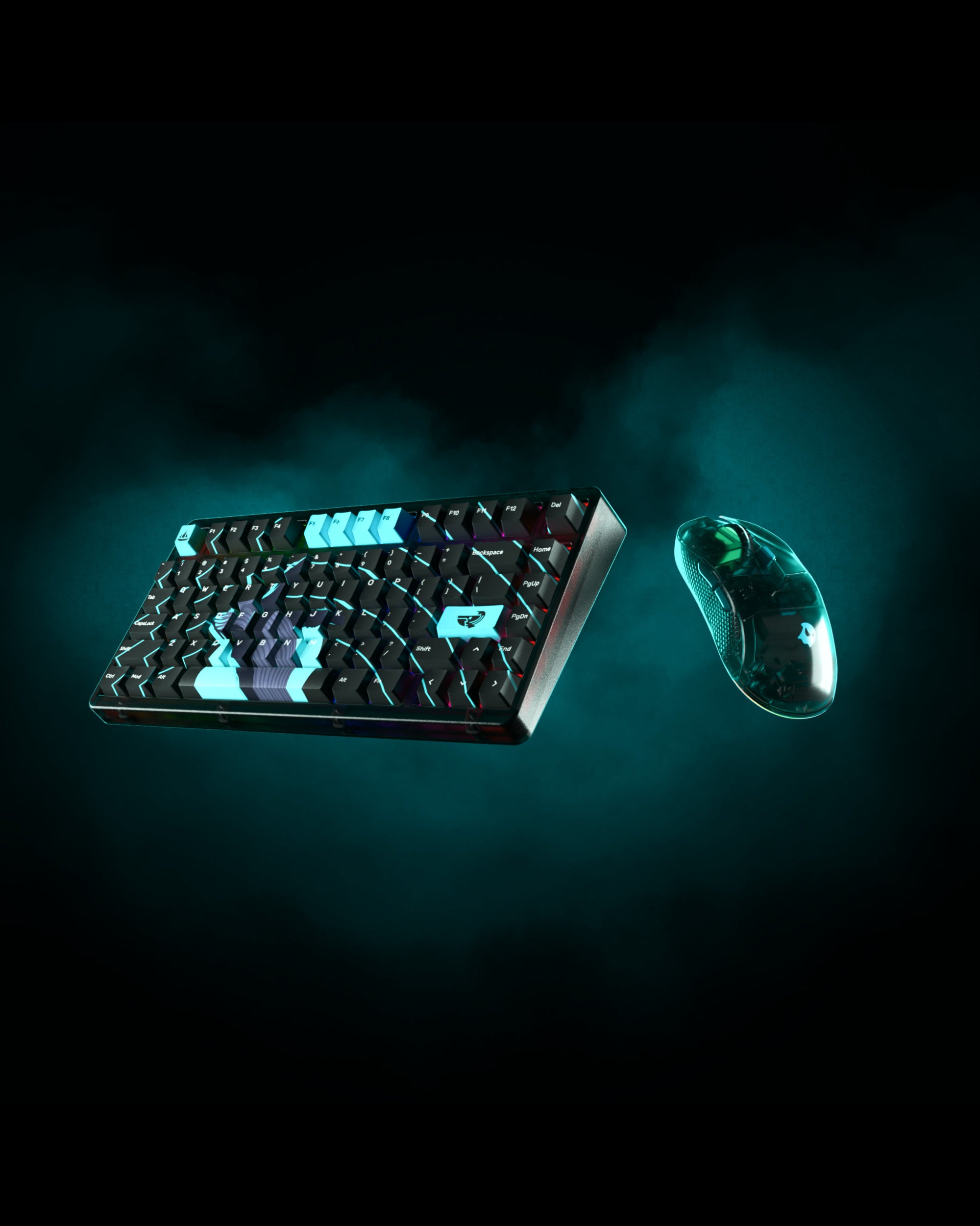 K75 Mechanical Keyboard - Space Whale