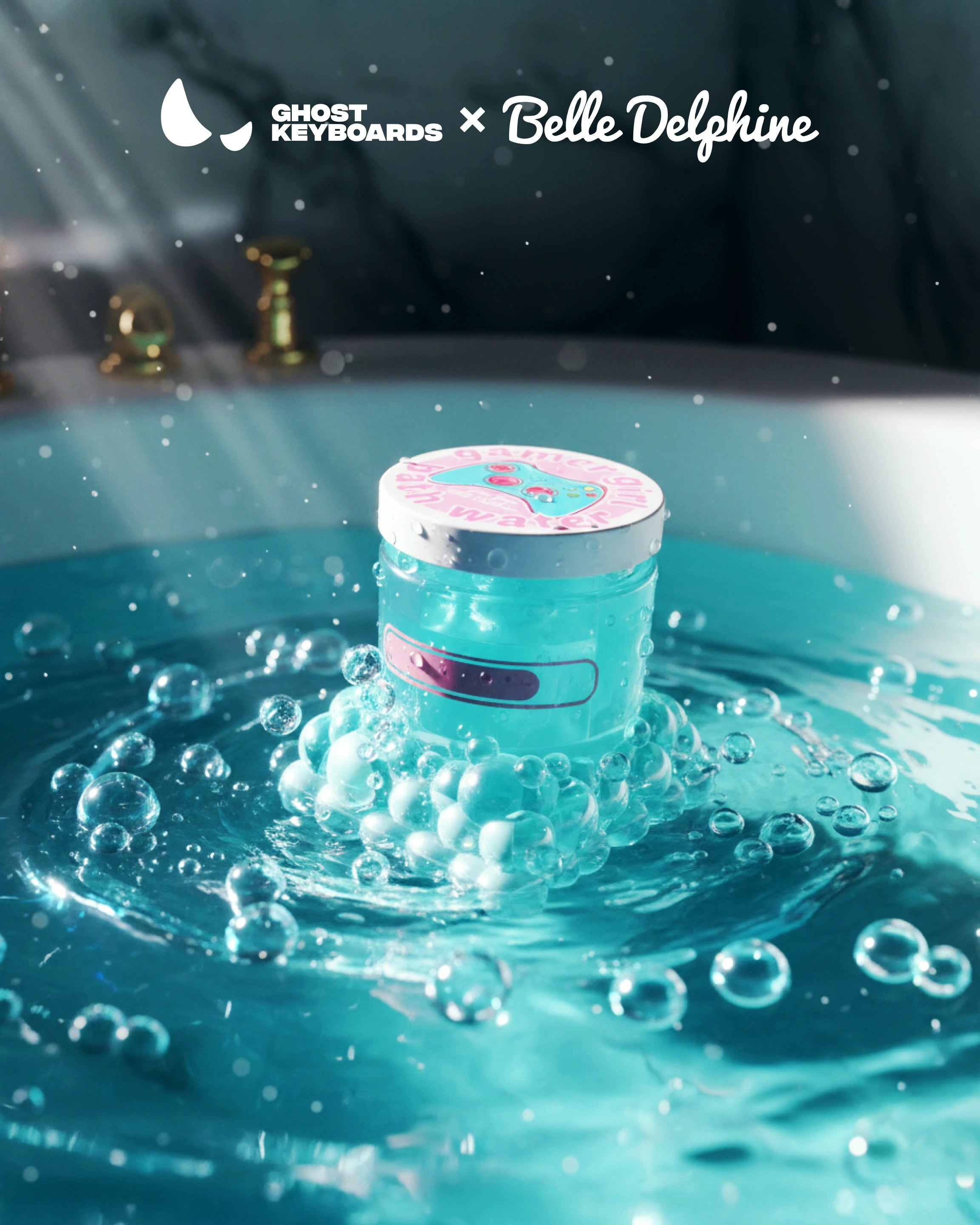 Belle Delphine Bathwater Bottle Keycap