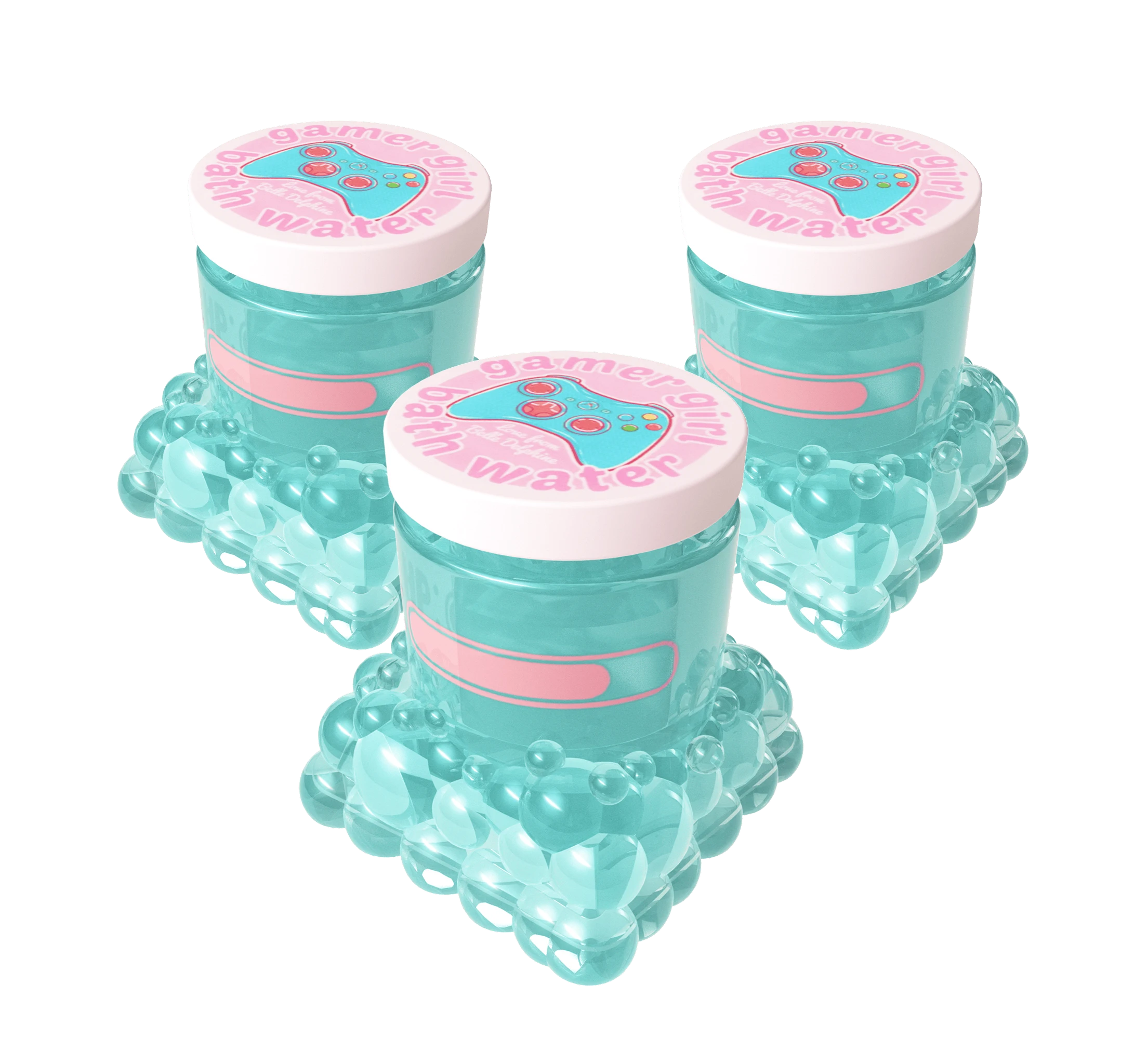 Belle Delphine 3x Bathwater Bottle Limited Edition Keycap Bundle