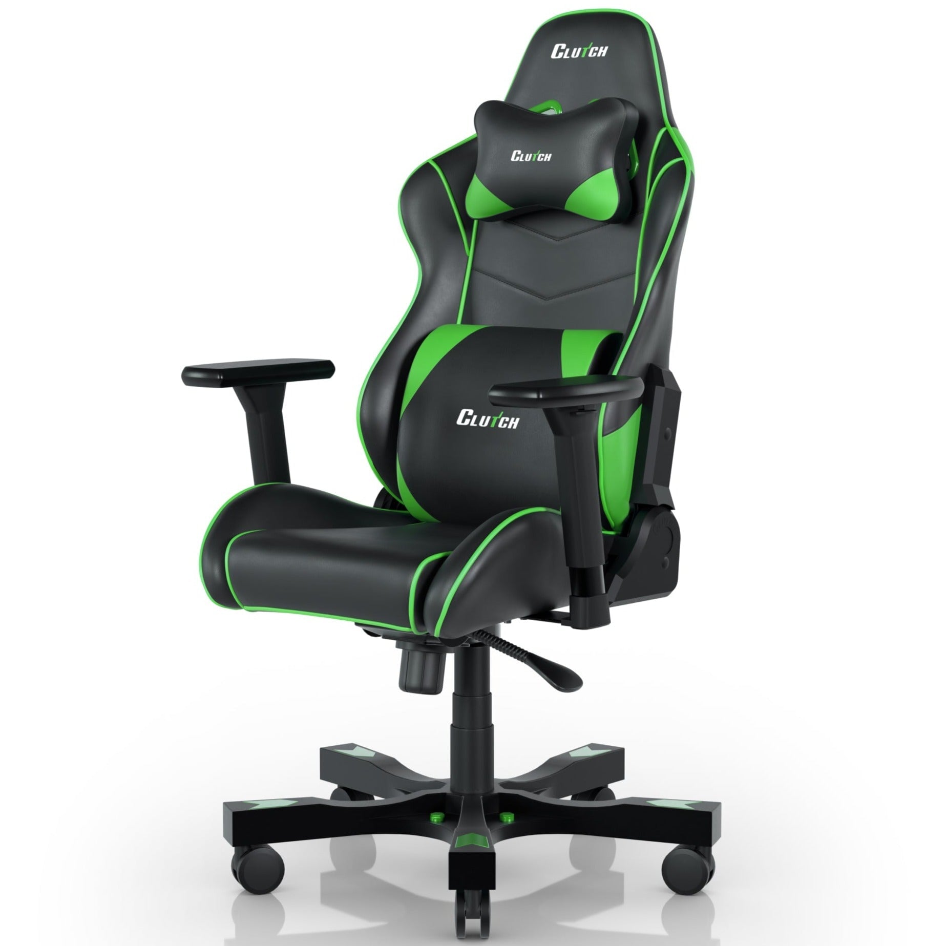 Crank Series - Delta (SM-MD) Gaming Chair Clutch Chairz Green