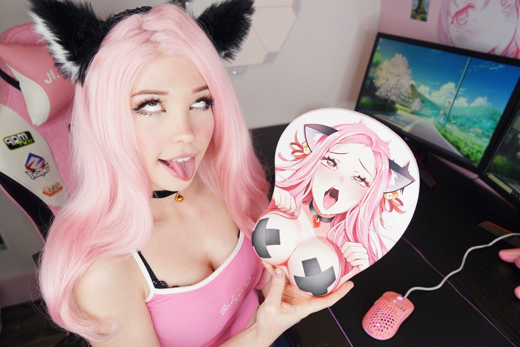 Belle Delphine P2 3D Boobie Mousepad