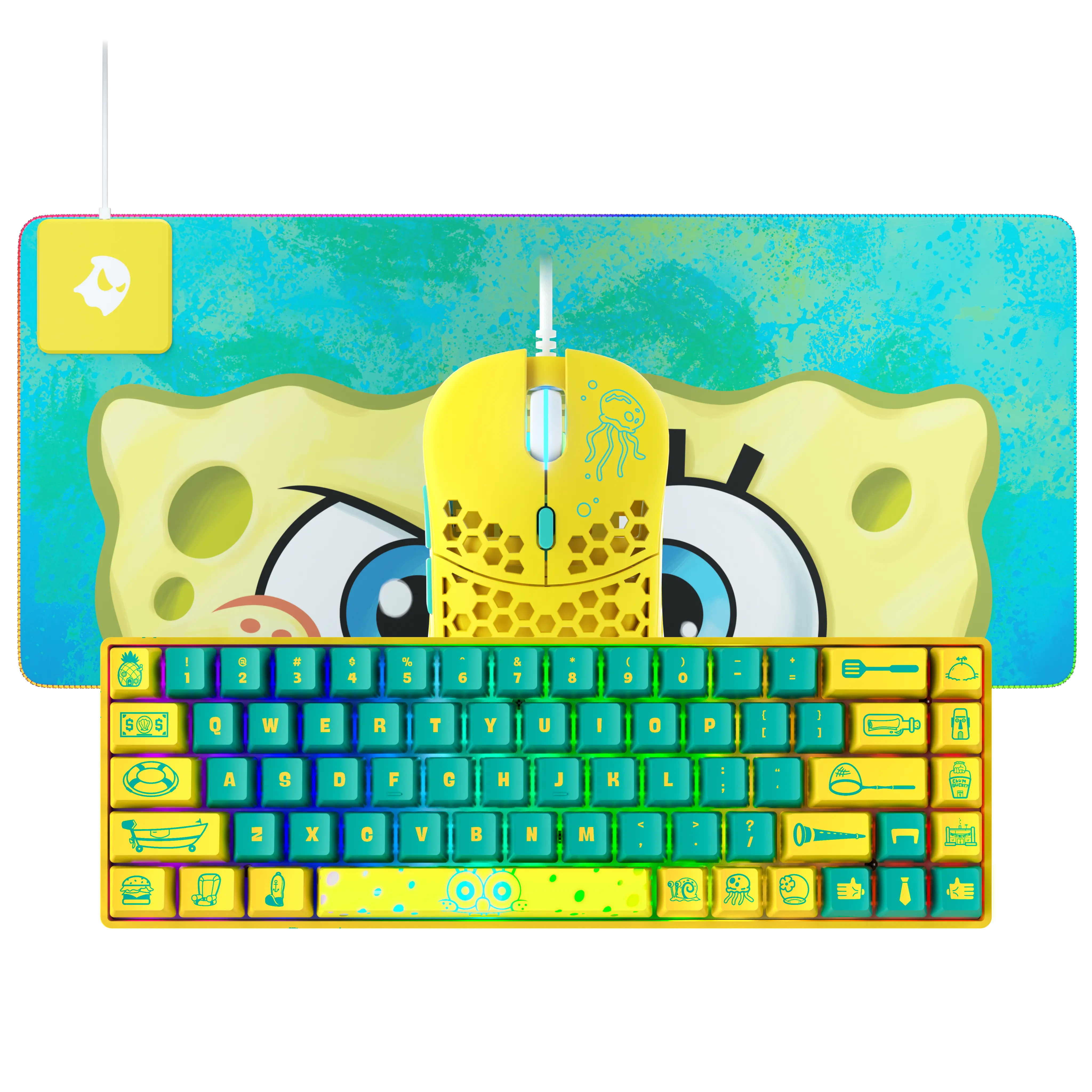 SpongeBob X Ghost Treasure Combo Set (Banshee K68/ K1 Pro)