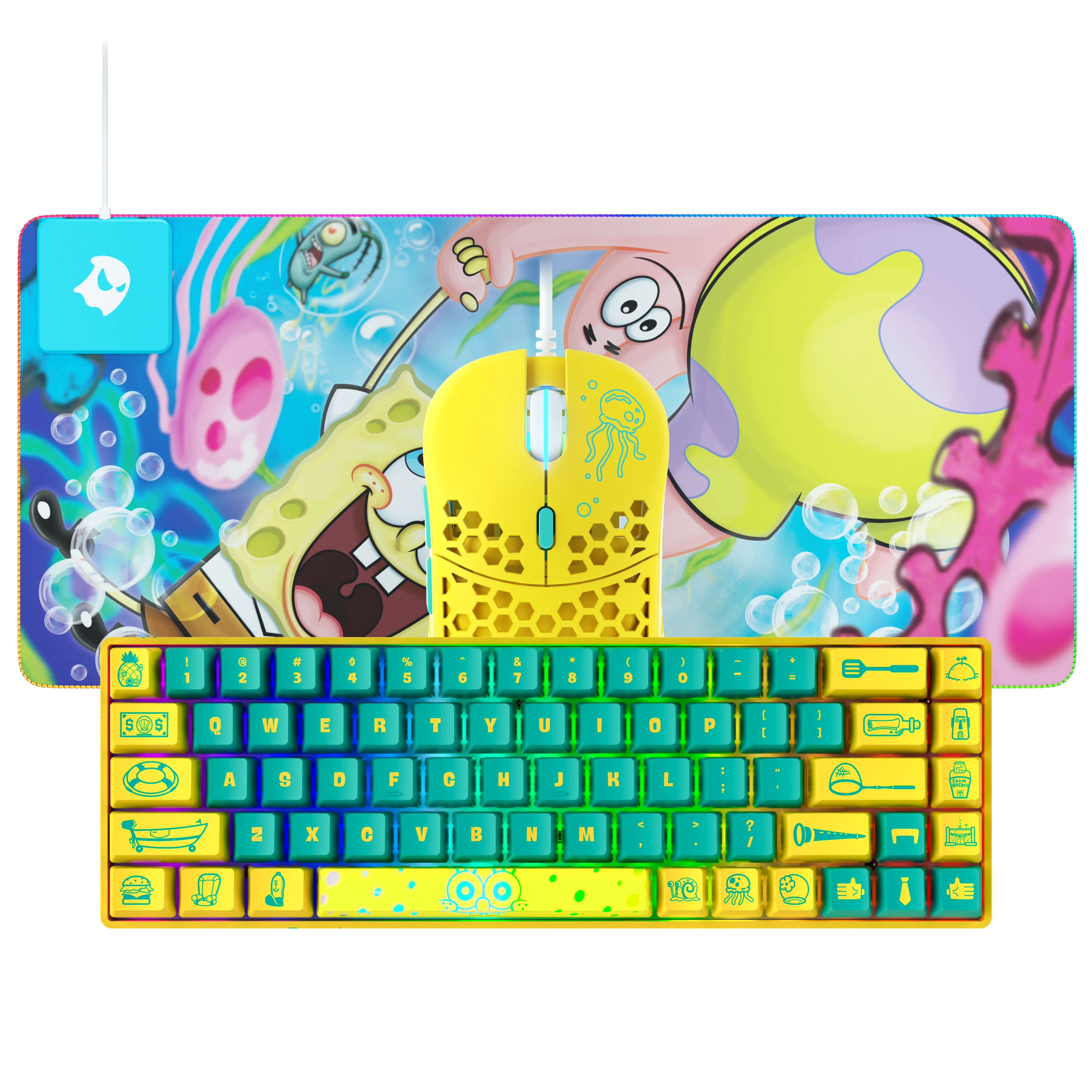 SpongeBob X Ghost Treasure Combo Set (Banshee K68/ K1 Pro)