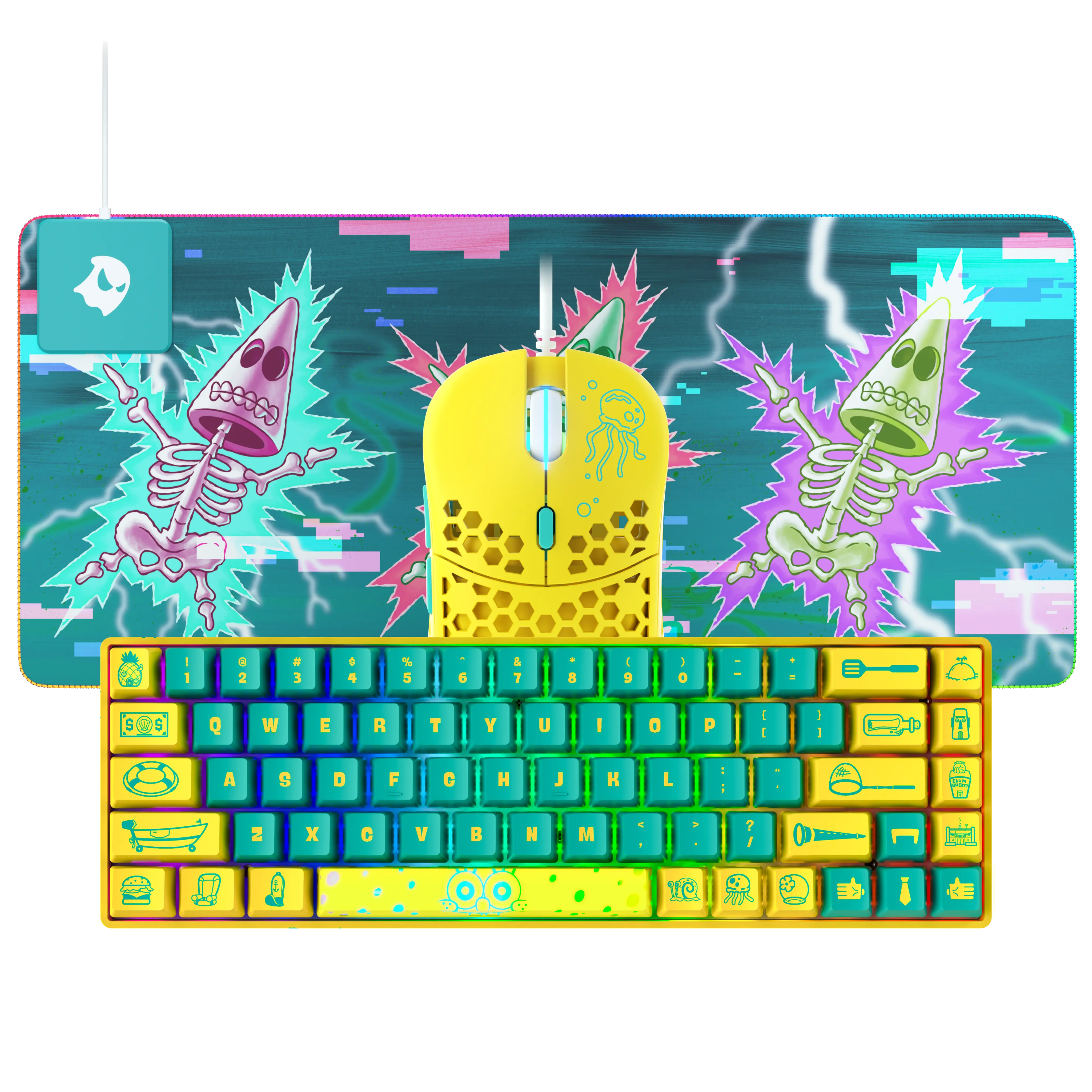 SpongeBob X Ghost Treasure Combo Set (Banshee K68/ K1 Pro)