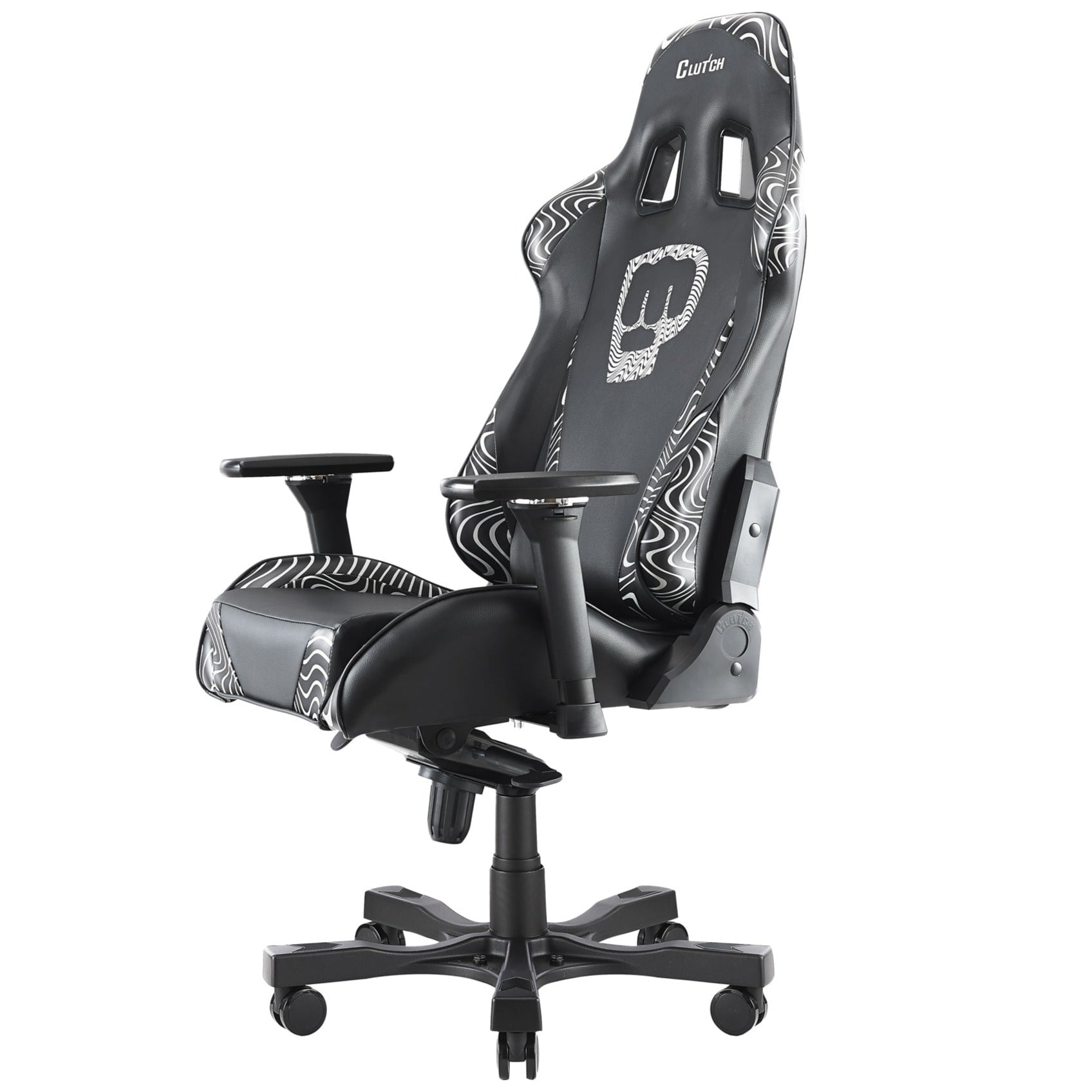 Pewdiepie LED Edition - Throttle Series Black Gaming Chair Clutch Chairz