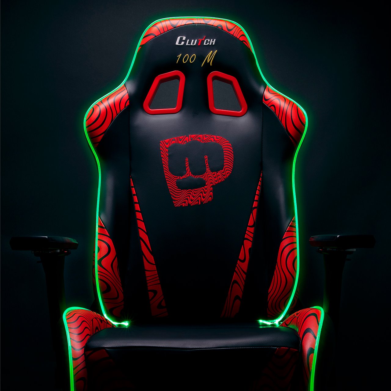Pewdiepie LED 100 Million Edition Gaming Chair Clutch Chairz
