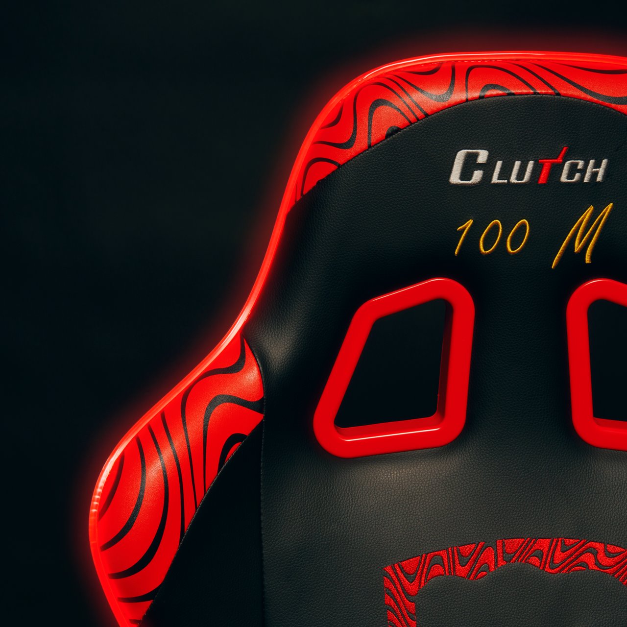 Pewdiepie LED 100 Million Edition Gaming Chair Clutch Chairz