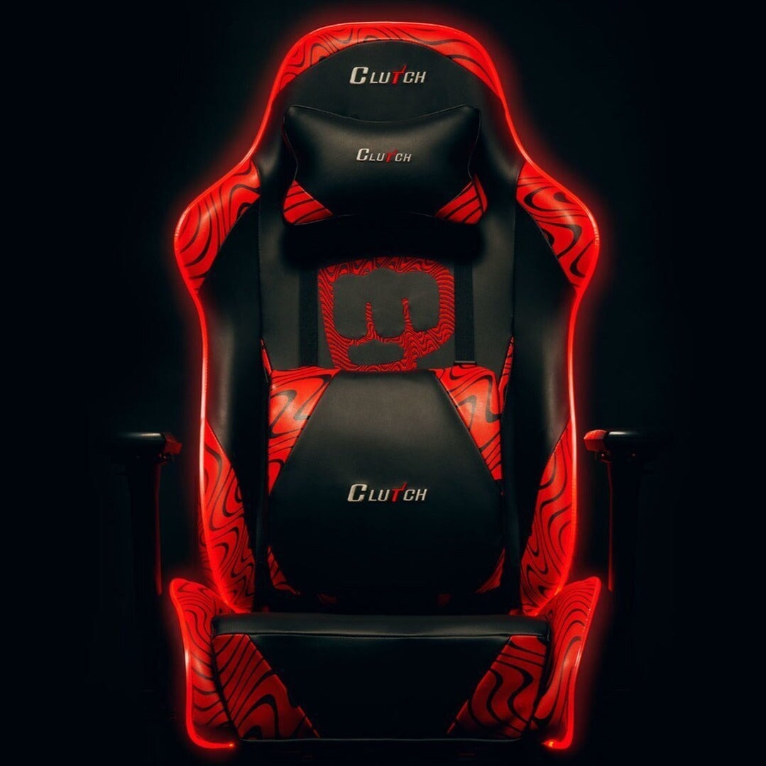 Pewdiepie LED Edition - Throttle Series Gaming Chair Clutch Chairz