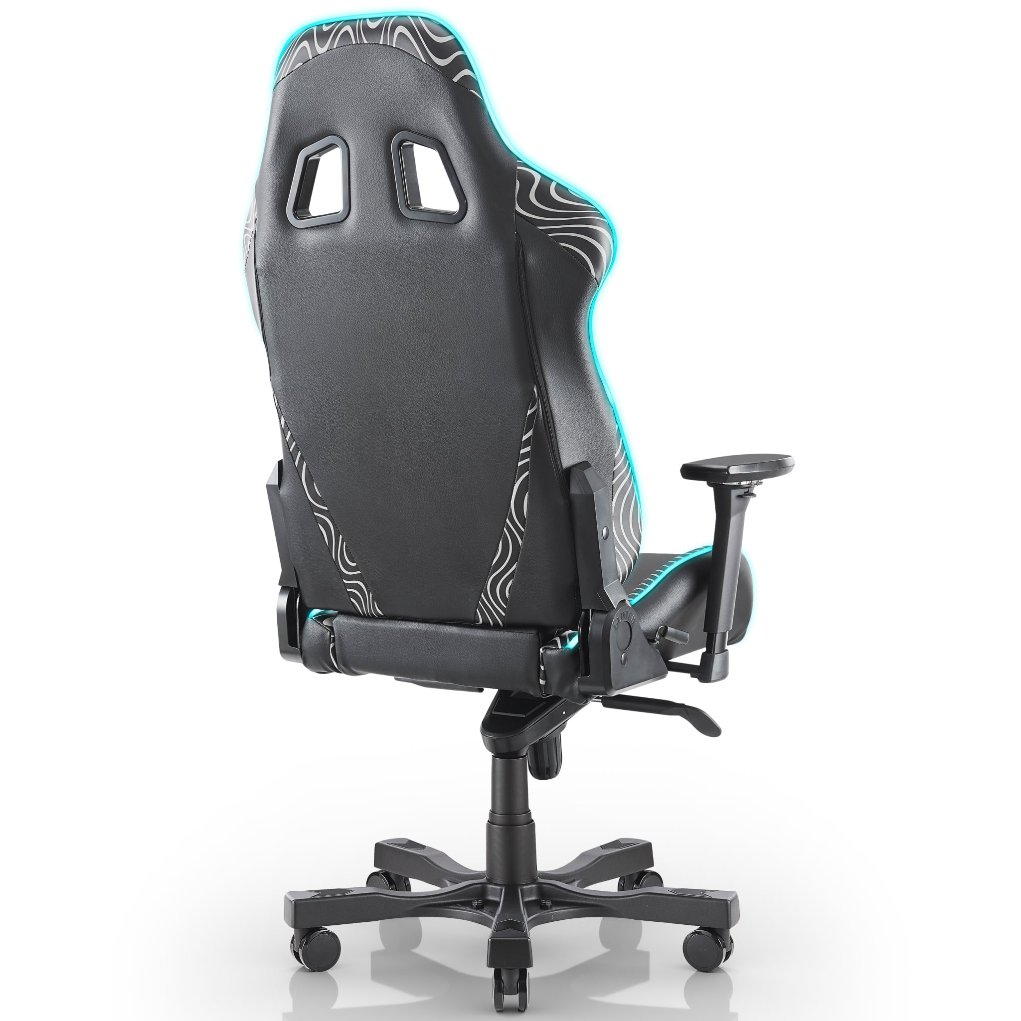 Pewdiepie LED Edition - Throttle Series Black Gaming Chair Clutch Chairz