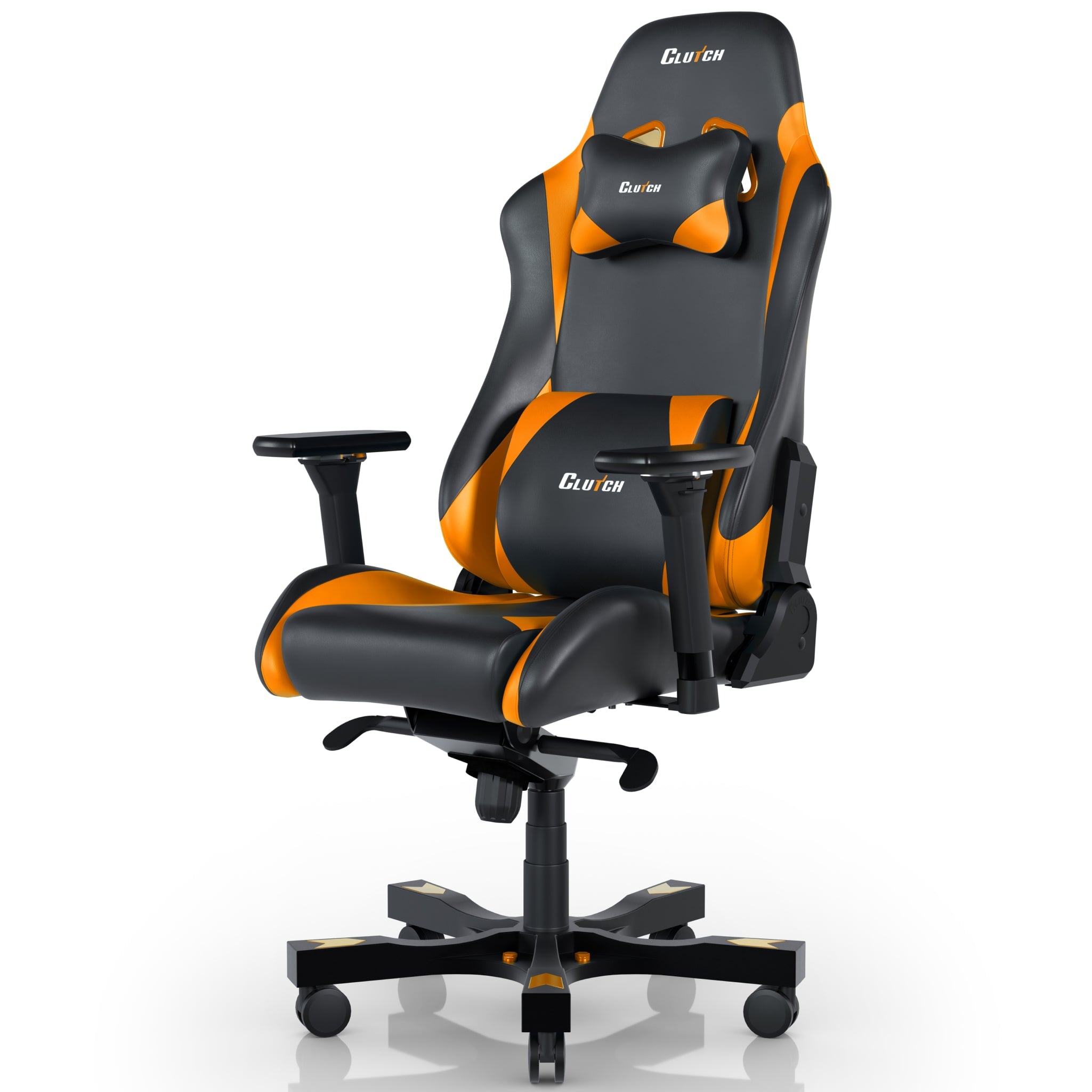Throttle Series - Alpha (Large-XL) Gaming Chair Clutch Chairz Orange