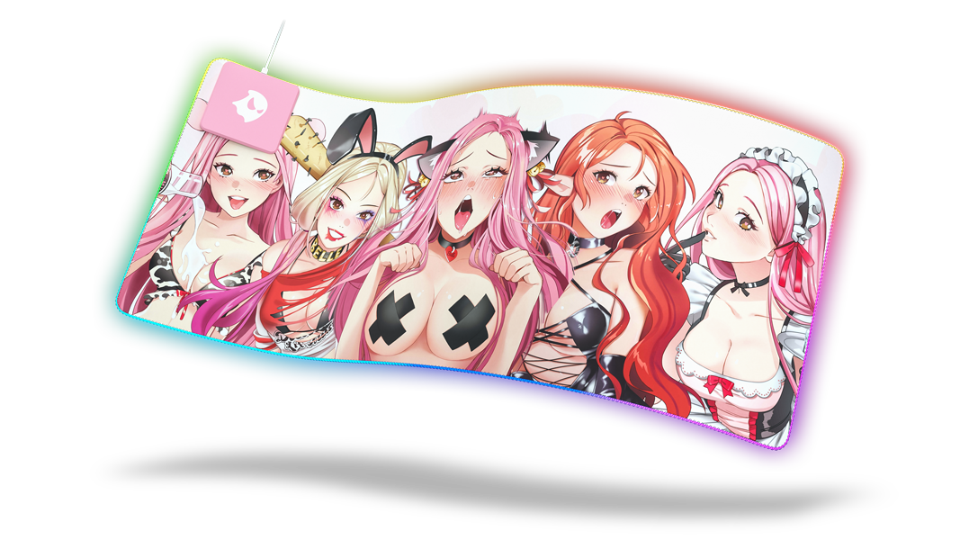 Belle Delphine P1 Baddie RGB Mousepad - XL