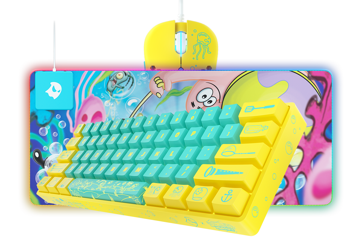 SpongeBob X Ghost Treasure Combo Set (Banshee K68/ K1 Pro)