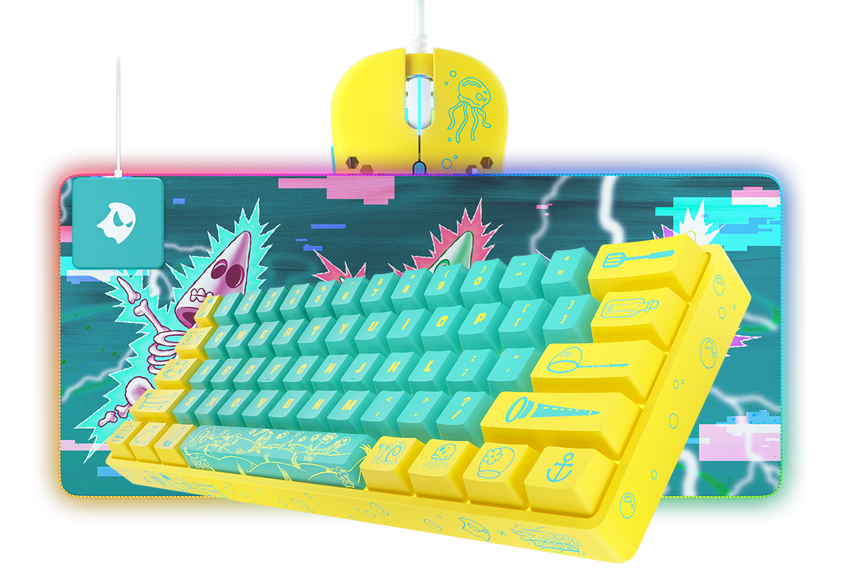SpongeBob X Ghost Treasure Combo Set (Banshee K68/ K1 Pro)