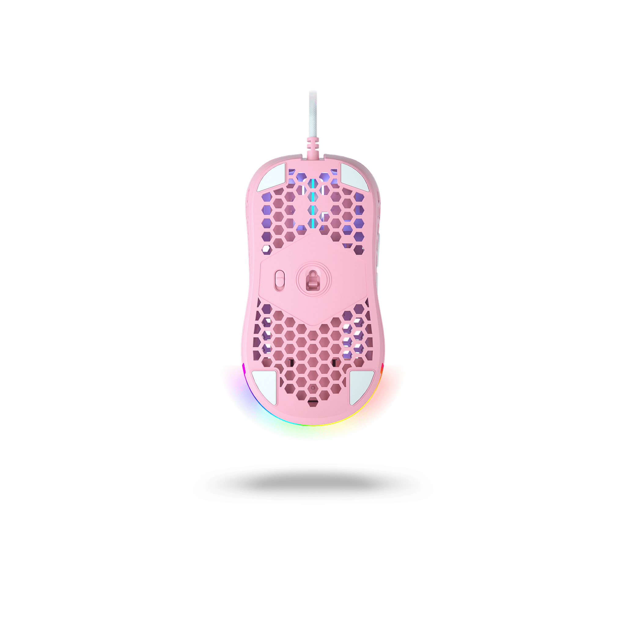 Belle Delphine X Ghost M1 UltraLight Gaming Mouse - Kitty Pink