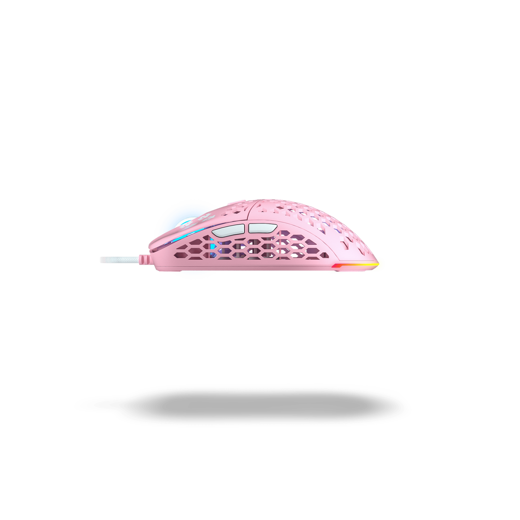 Belle Delphine X Ghost M1 UltraLight Gaming Mouse - Kitty Pink