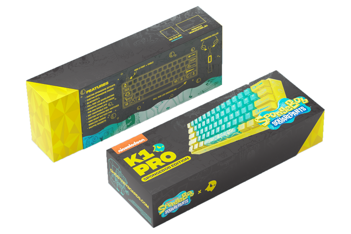SpongeBob X Ghost Treasure Combo Set (Banshee K68/ K1 Pro)
