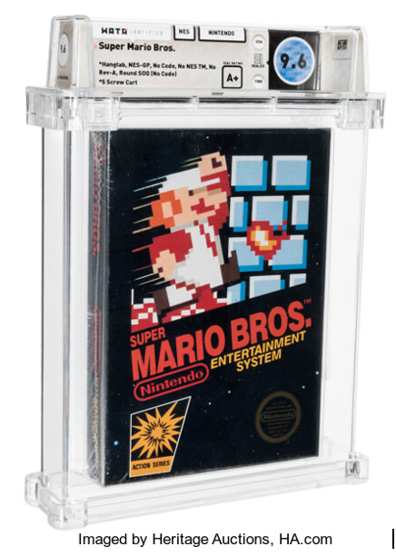 A Copy of Super Mario Bros is Now the Most Valuable Game Collectible Ever