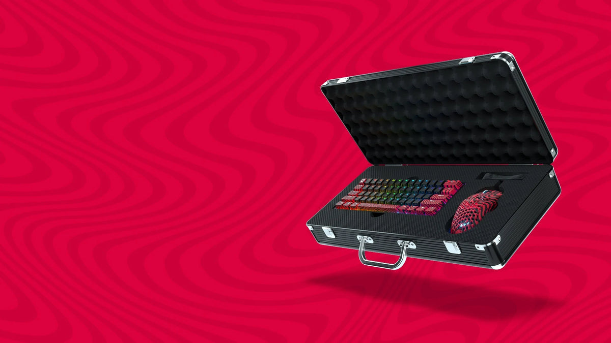 Tastiera Pewdiepie Ghost - Tasto ESC Brofist - Tastiera Cablata Rossa, Layout QWERTY Inglese - 6