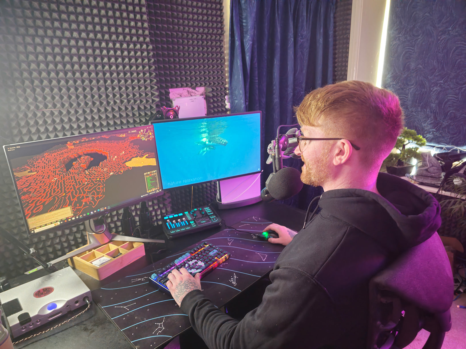 B0aty X Ghost K75 Keyboard Combo - Constellation