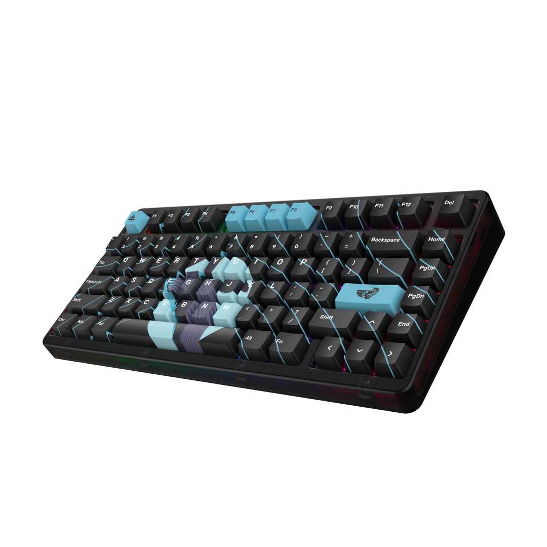 B0aty x Ghost K75 Mechancial Keyboard - Space Whale