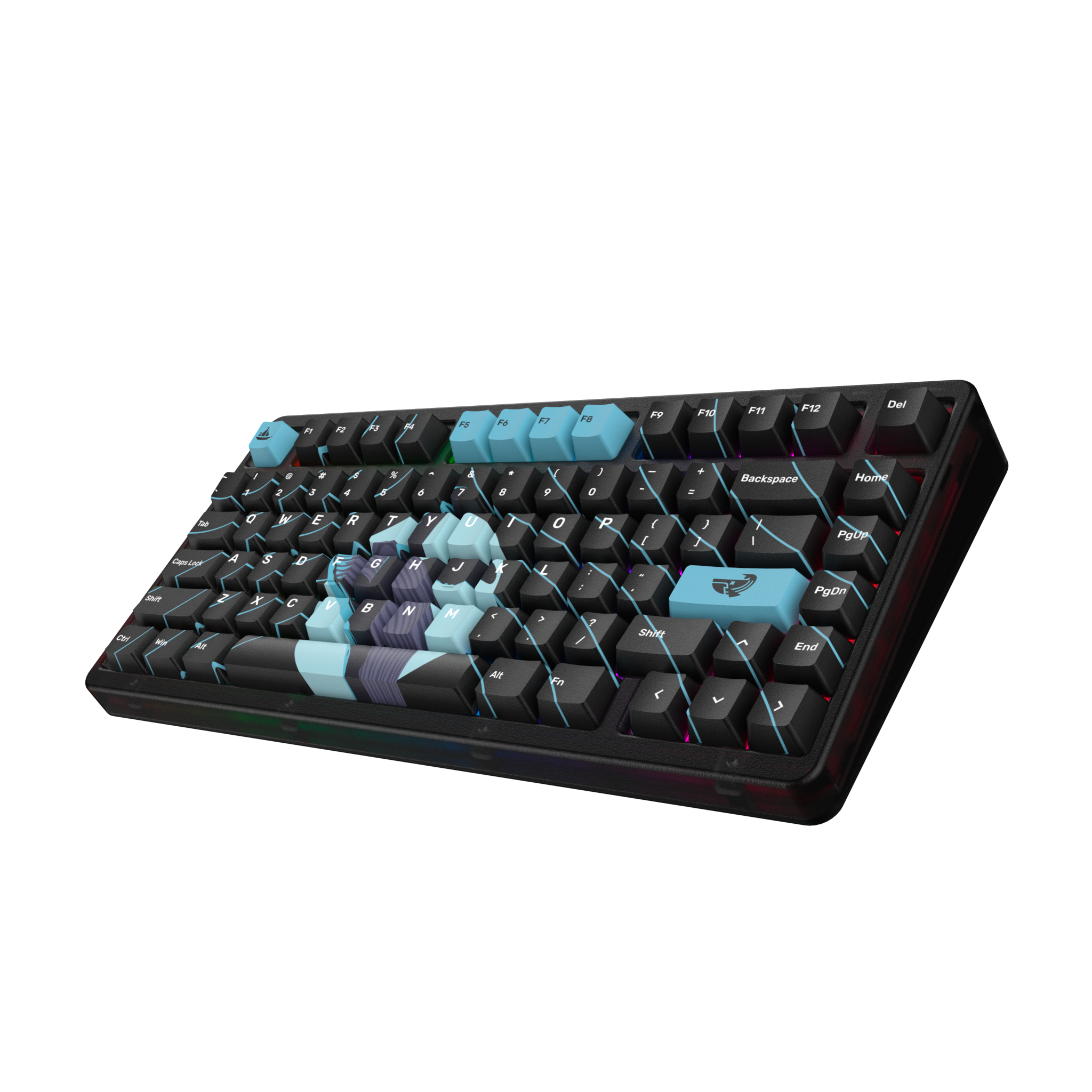 K75 Mechanical Keyboard - Space Whale