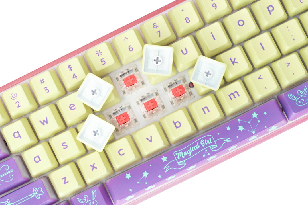Kawaii Anime Girl K1 Pro Wireless Mechanical Keyboard