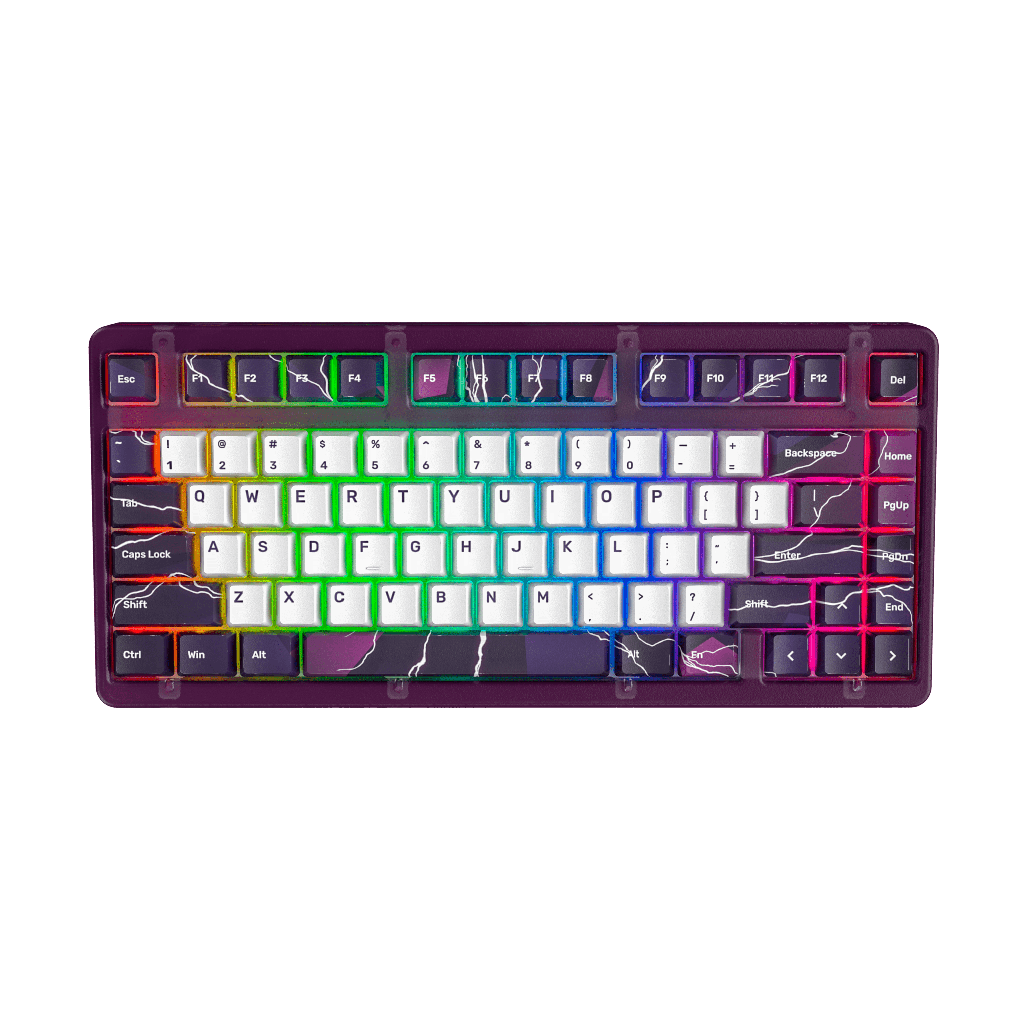 NickEh30 x Ghost K75 Mechancial Keyboard - Lightning Energy