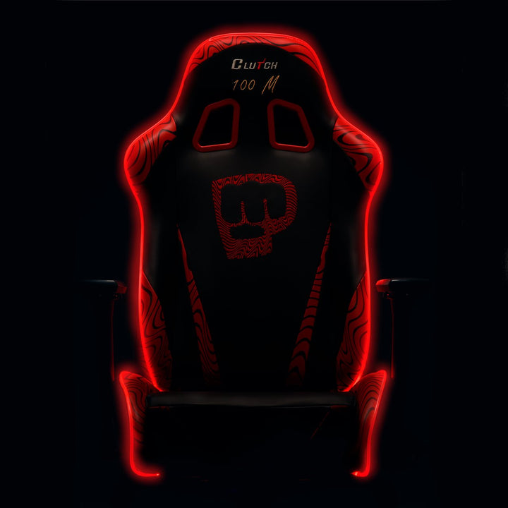 Pewdiepie LED 100 Million Edition Gaming Chair Clutch Chairz 