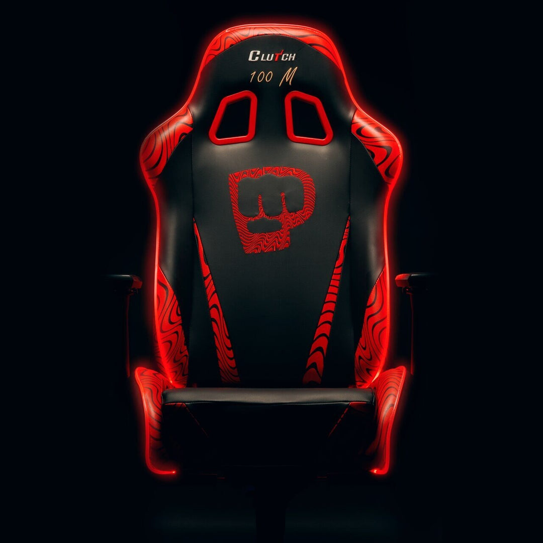 Pewdiepie LED 100 Million Edition Gaming Chair Clutch Chairz 