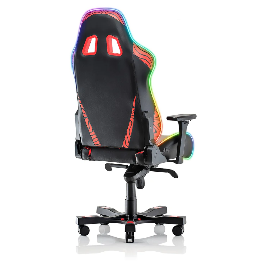 PewDiePie Throttle Series Gaming Chair - Red RGB LED
