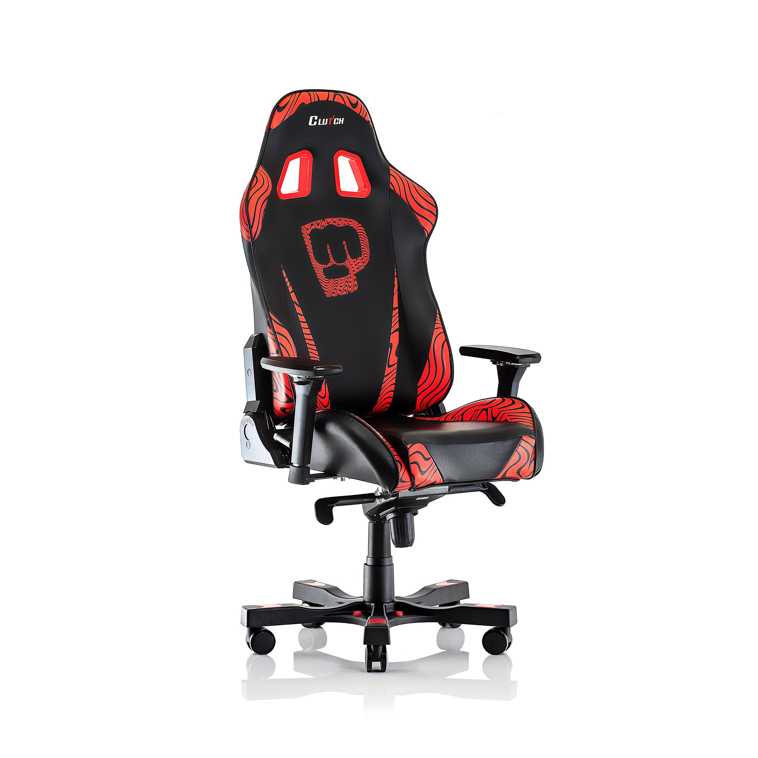 Pewdiepie Edition - Throttle Series Red Gaming Chair| Clutch Chairz