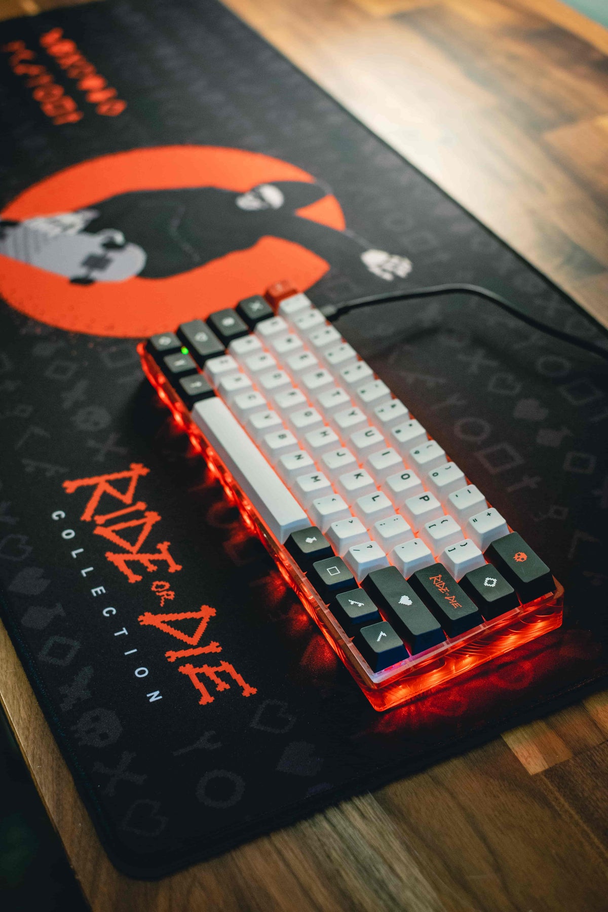 Key Cap Ghost Rider Ride or Die PBT Full Size Keycap Set | Ghost Keyboards