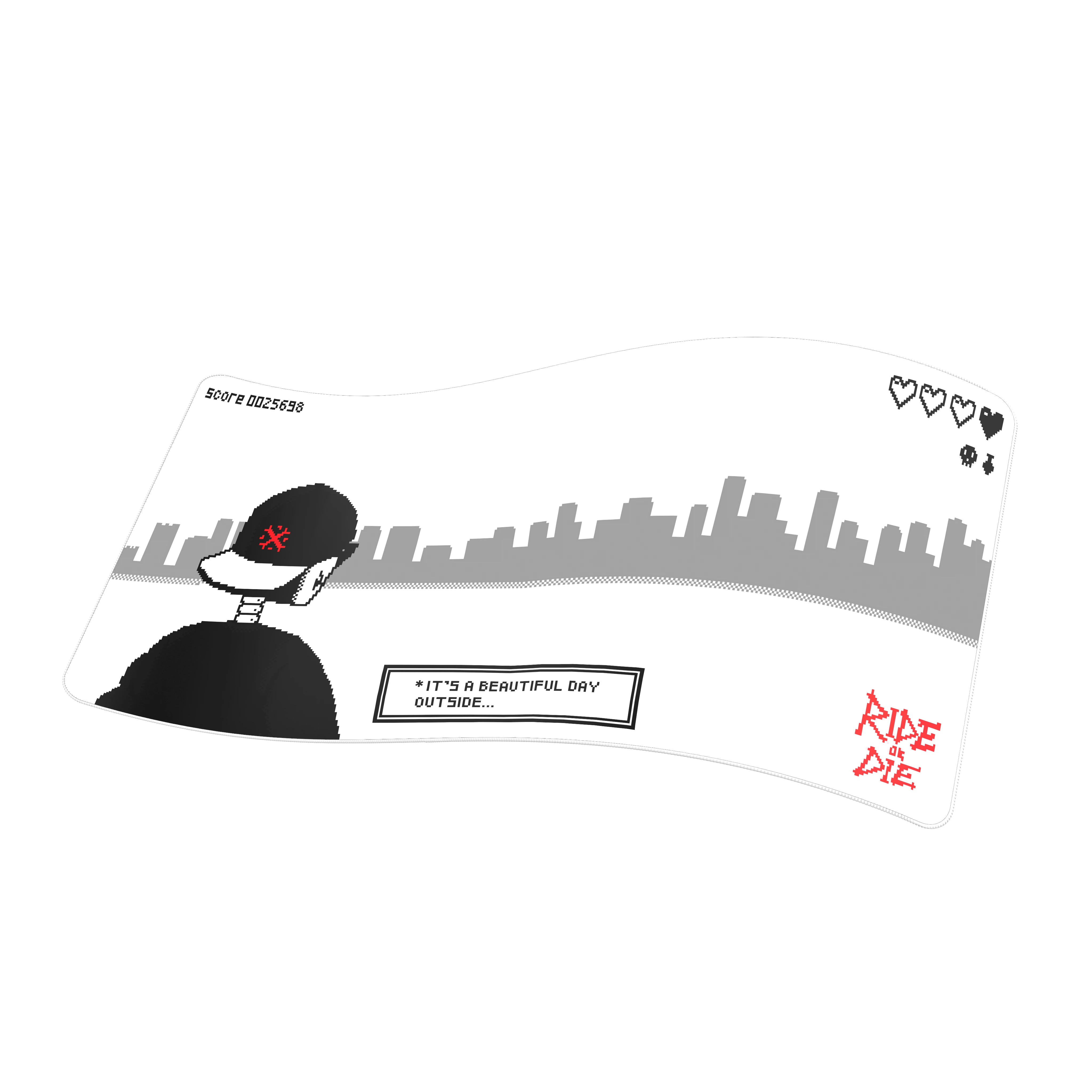 Oni Deskpad - Ride or Die White