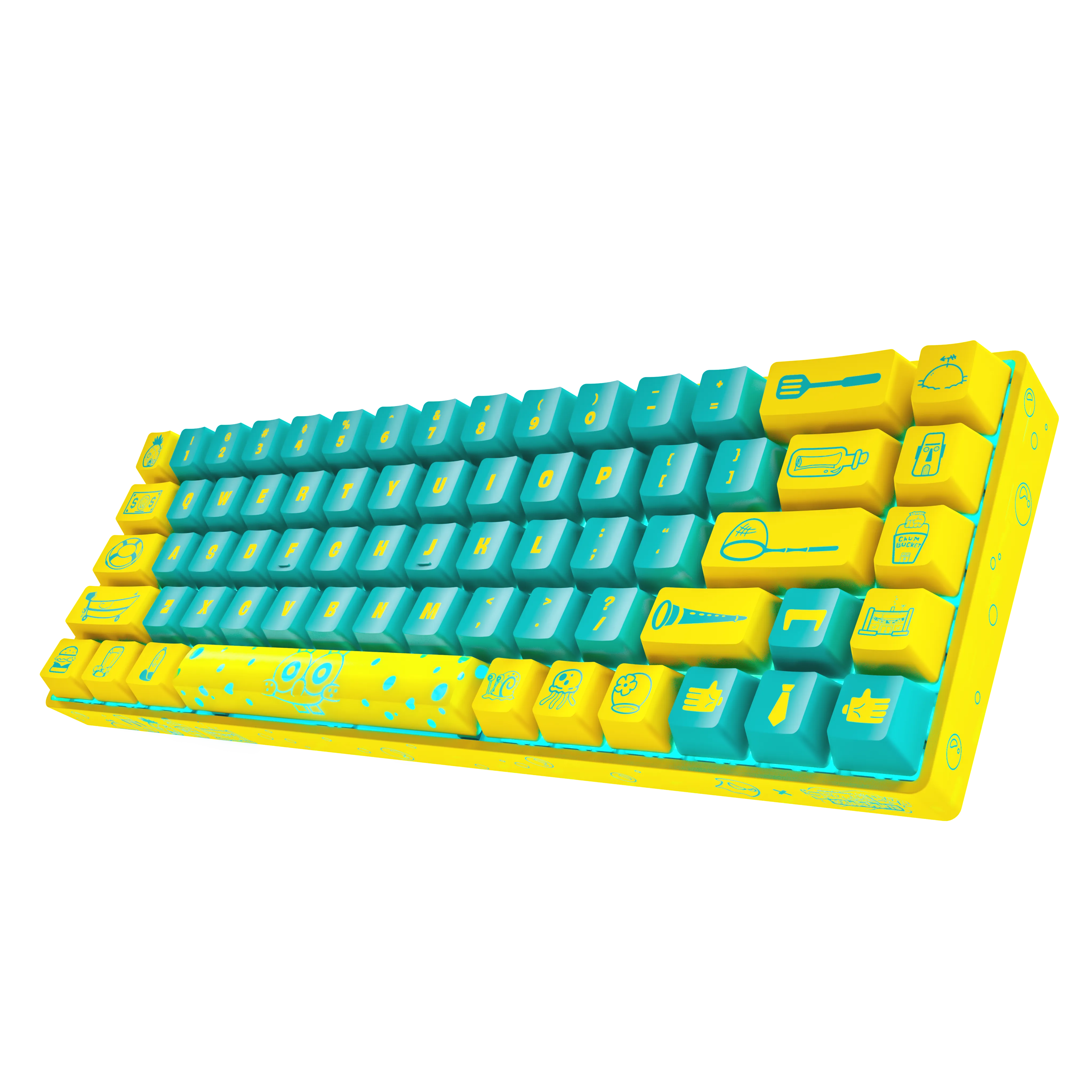 Banshee K68 Magnetic Switch Keyboard - SpongeBob SquarePants