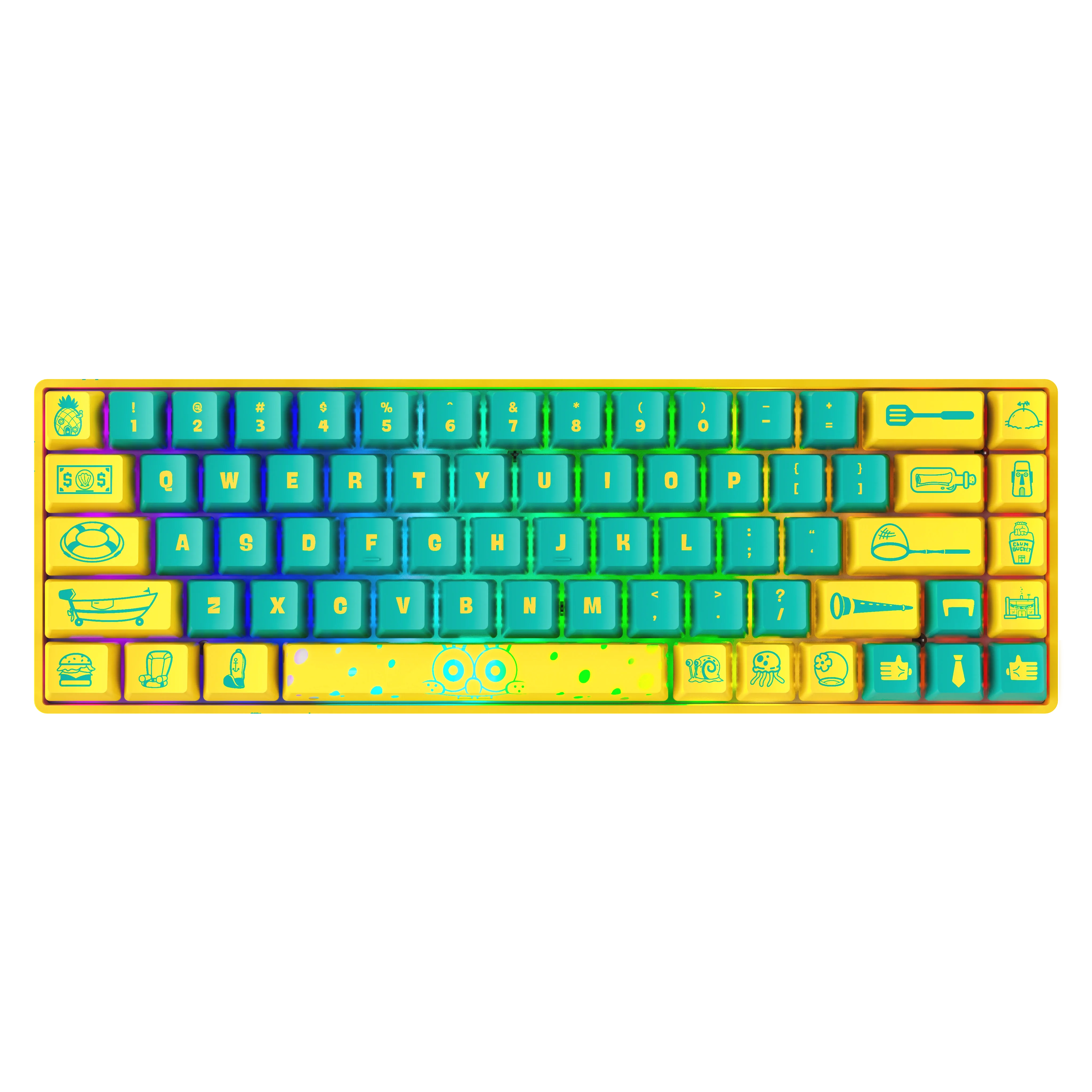 Banshee K68 Magnetic Switch Keyboard - SpongeBob SquarePants