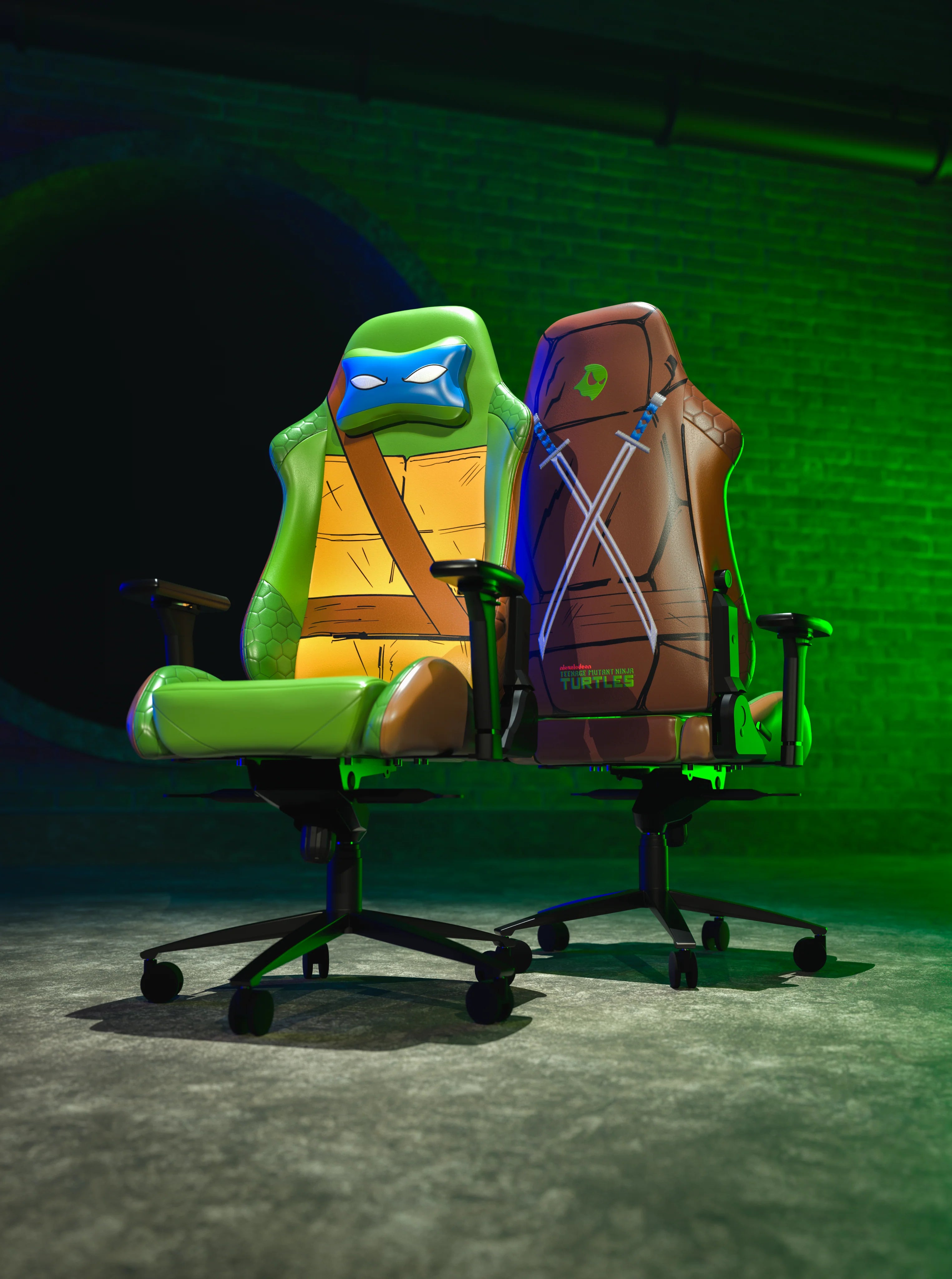 TMNT Leonardo Limited Edition Gaming Chair - Sentinel Series