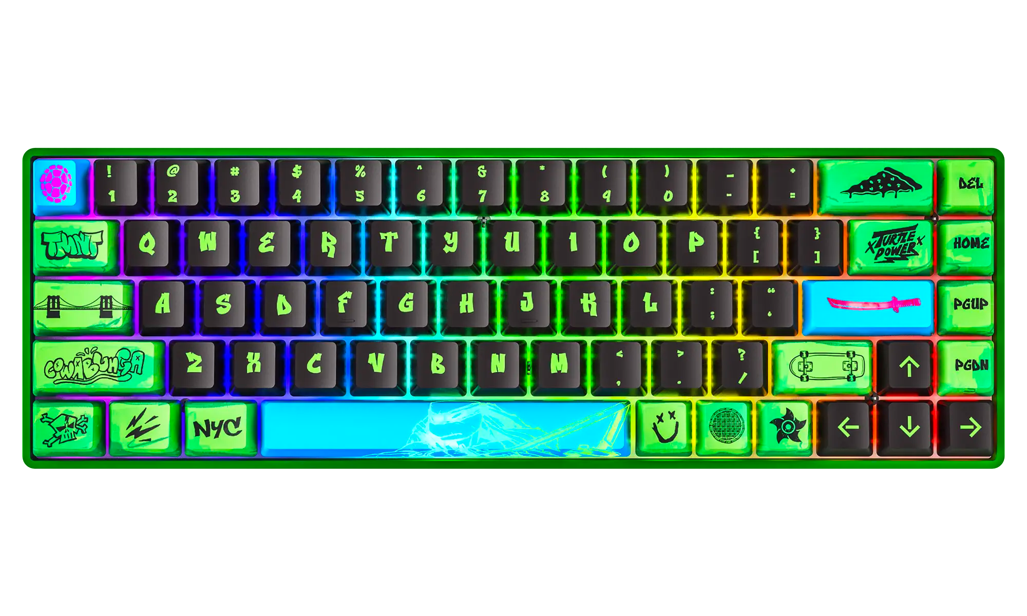 Banshee K68 - Teenage Mutant Ninja Turtle Keyboard