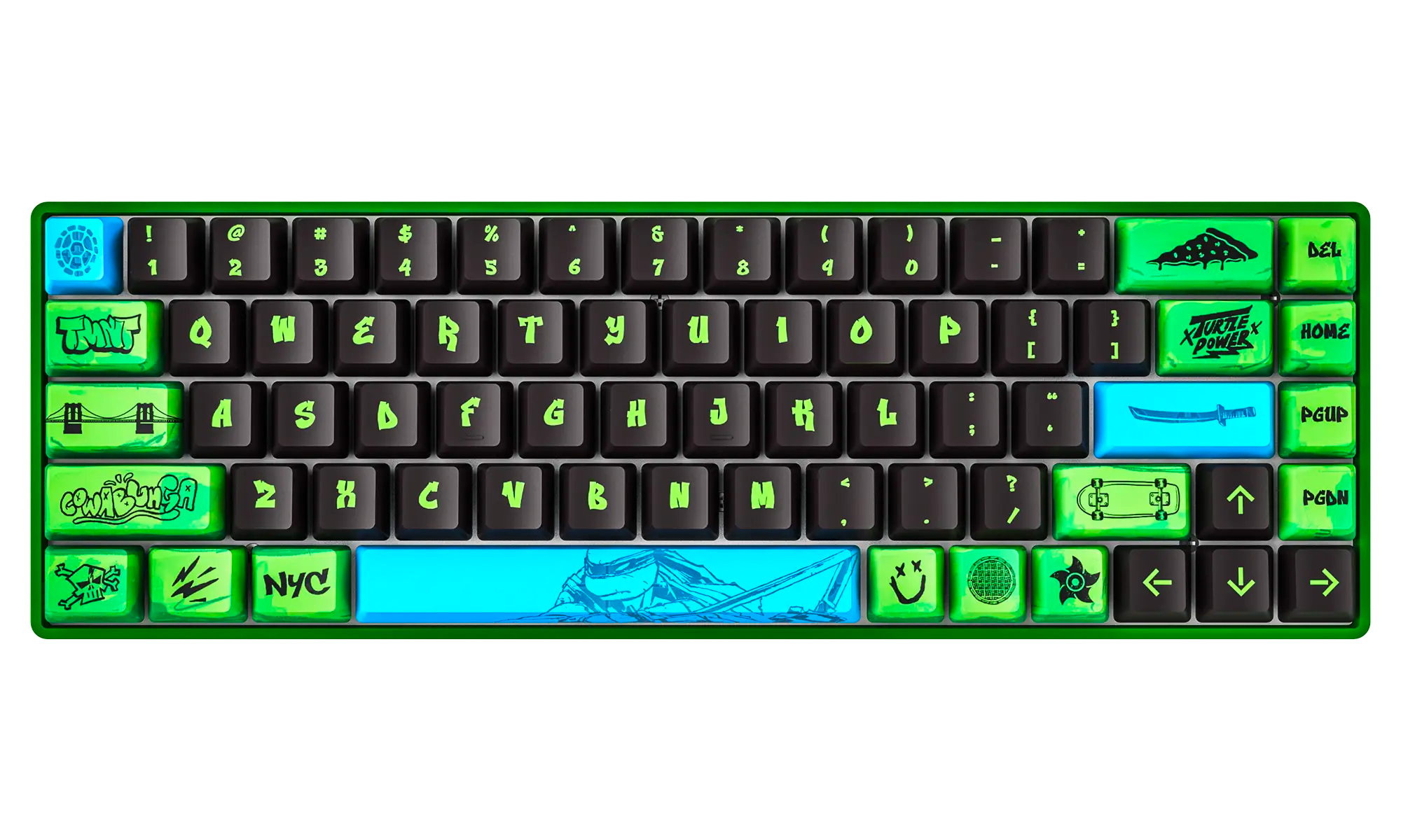 Banshee K68 - Teenage Mutant Ninja Turtle Keyboard