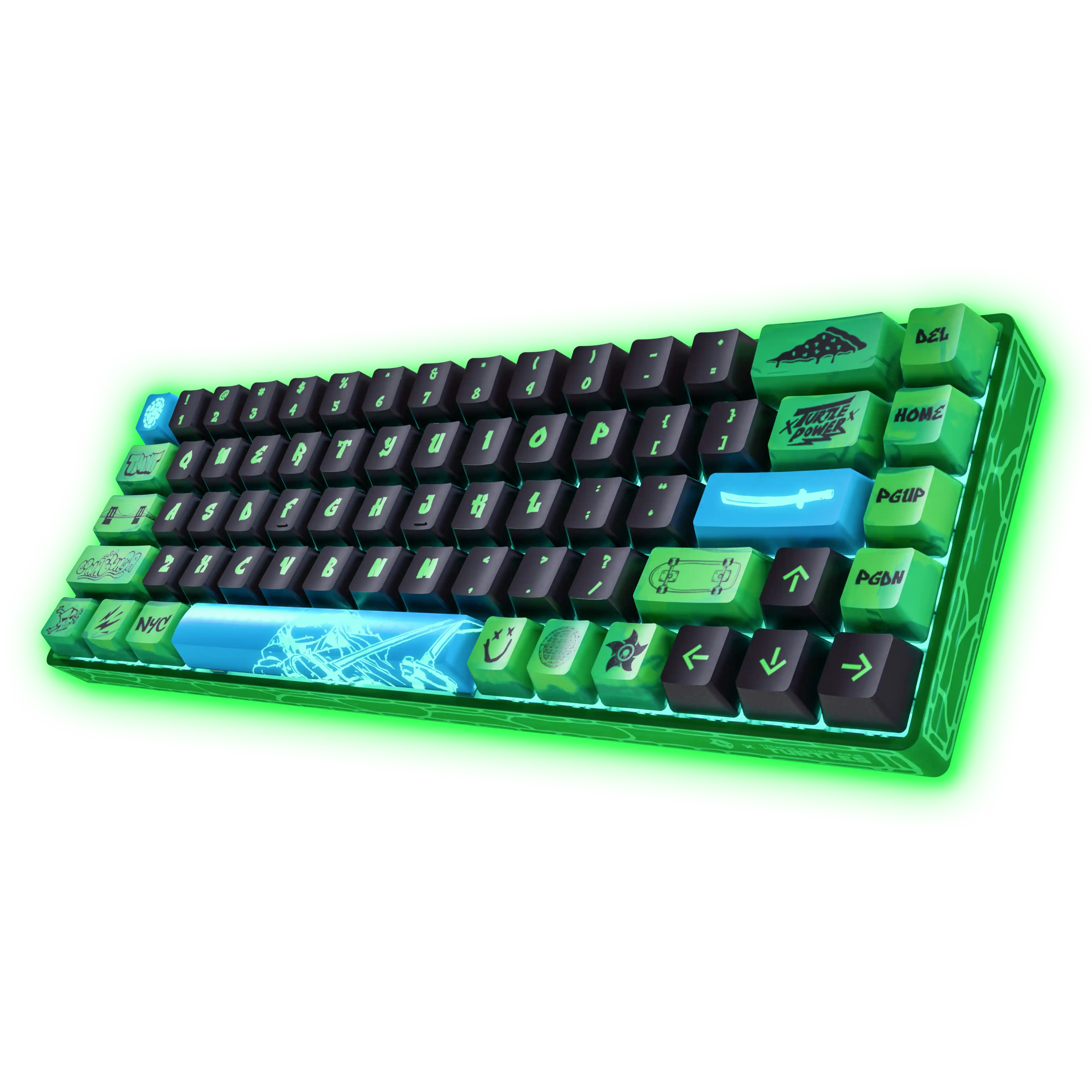 Banshee K68 Magnetic Switch Keyboard - Teenage Mutant Ninja Turtle