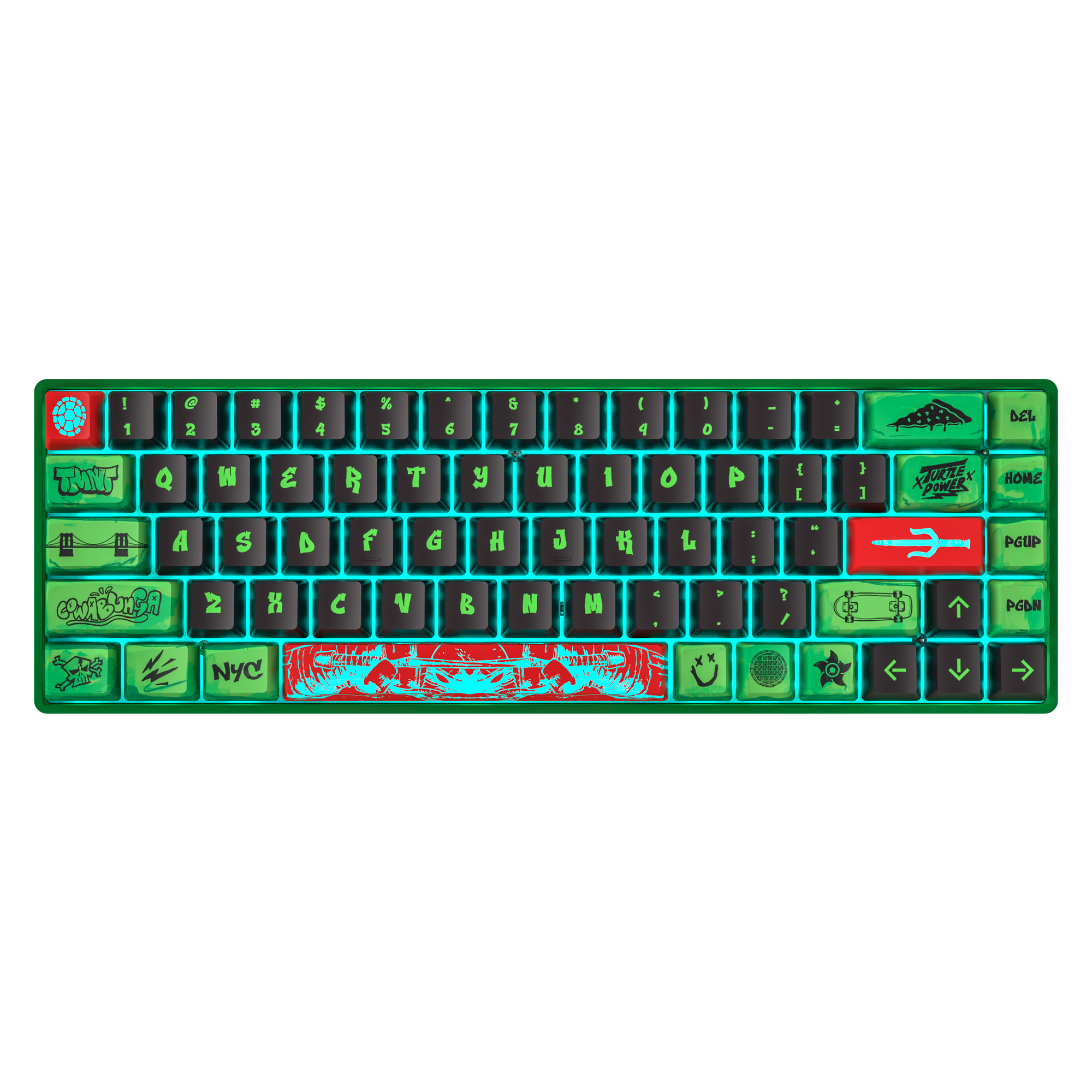 Banshee K68 Magnetic Switch Keyboard - TMNT | Ghost Keyboards