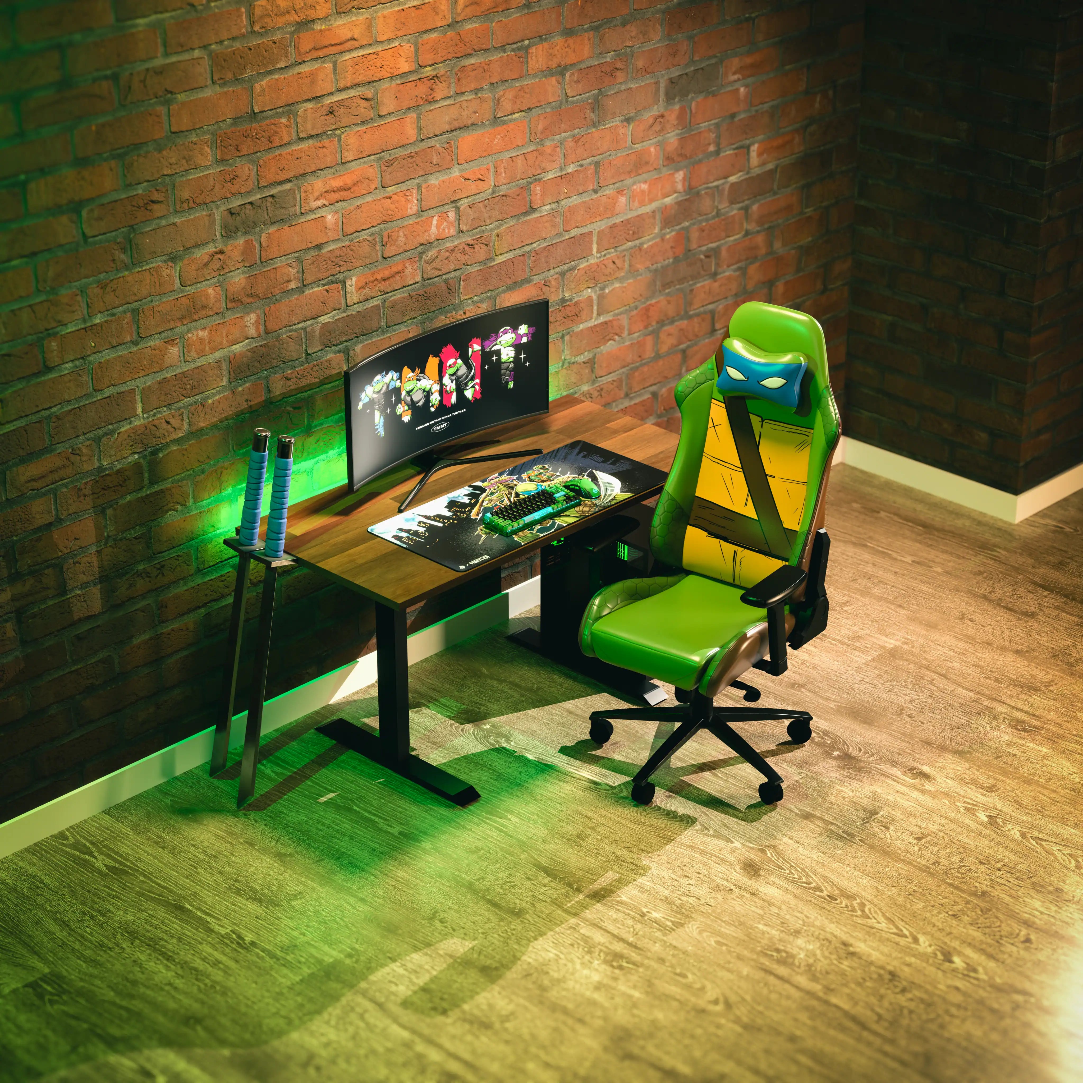 TMNT Leonardo Limited Edition Gaming Chair - Sentinel Series