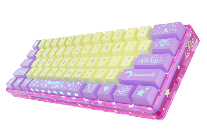 Kawaii Anime Girl K1 Pro Wireless Mechanical Keyboard