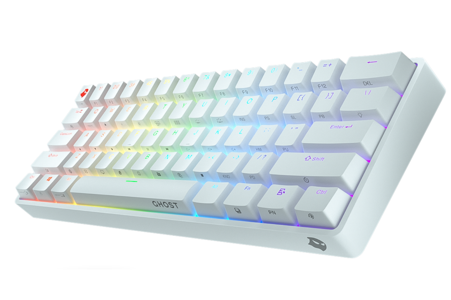 Ghost K1 Wireless Mechanical Keyboard - White