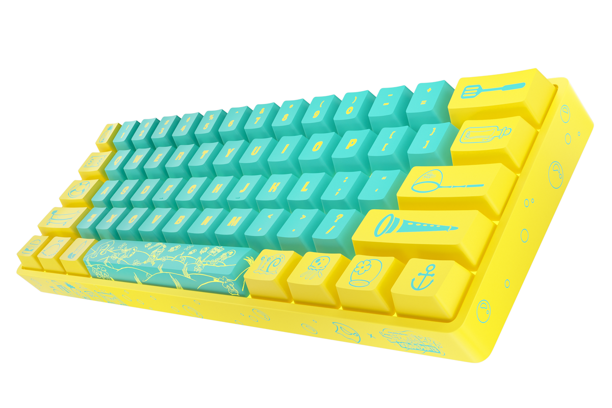 SpongeBob X Ghost K1 Pro Wireless Mechanical Keyboard