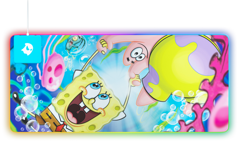 Spongebob P1 BFF RGB Mousepad - XL