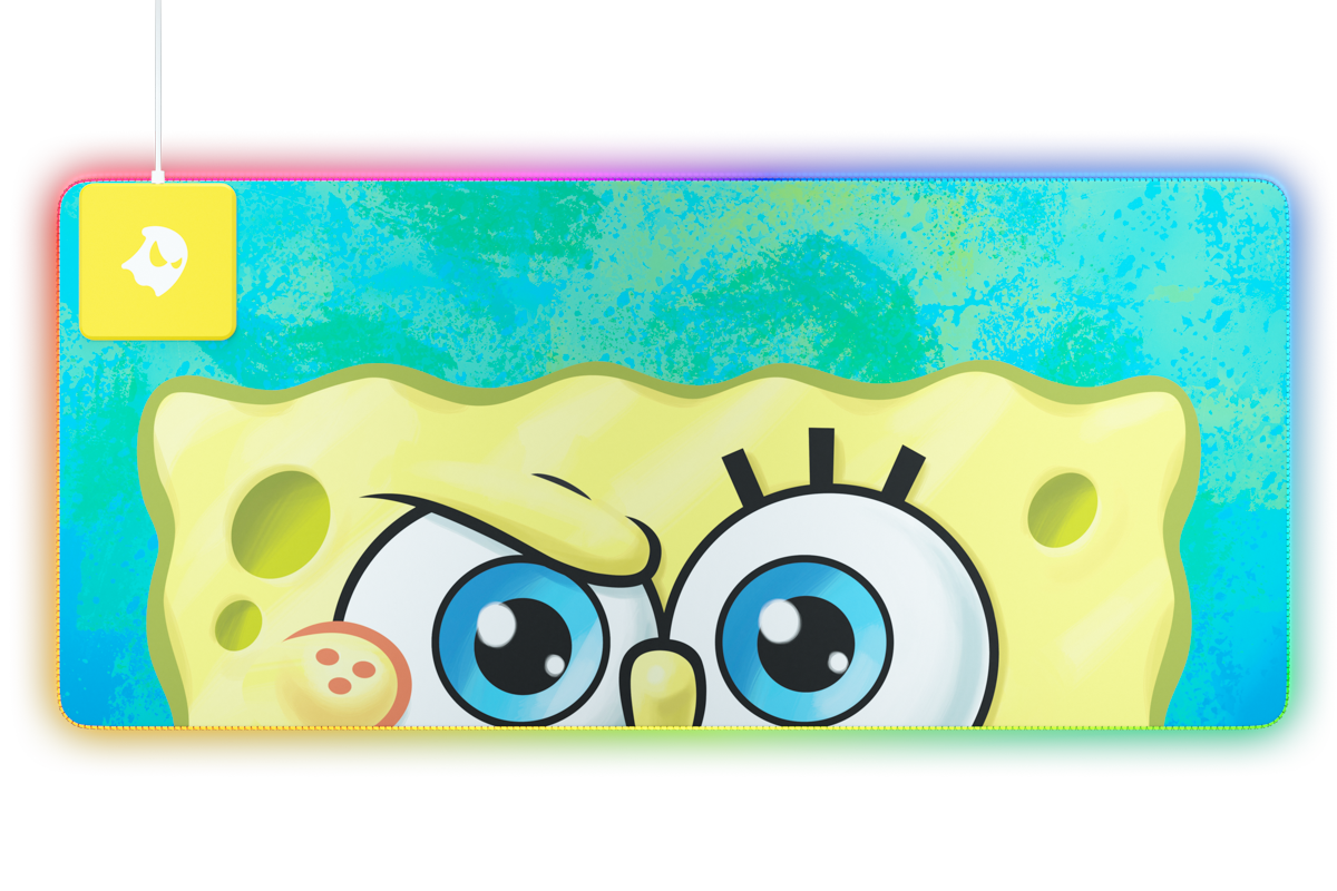 Spongebob P1 EYES RGB Mousepad - L